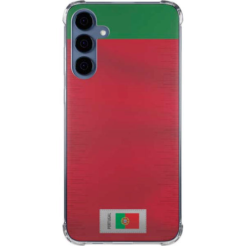 Portugal Soccer Flag Galaxy A35 5G Clear Case